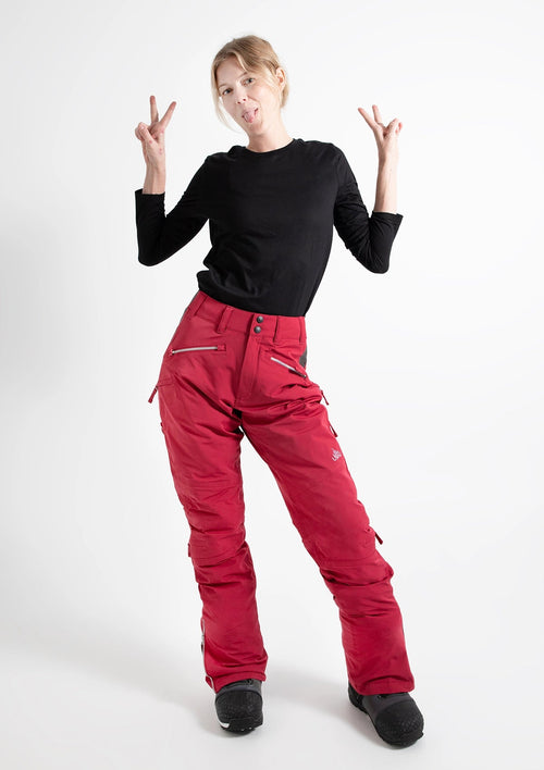 Zali Snow Pant TALL - Raspberry