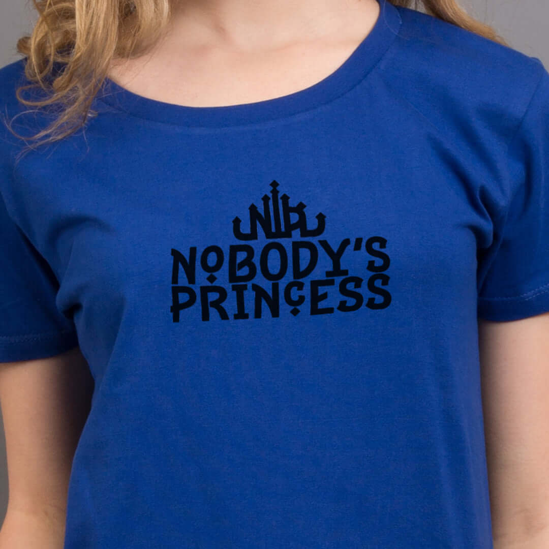 Basic Logo Tee - Black Print - Nobody's Princess