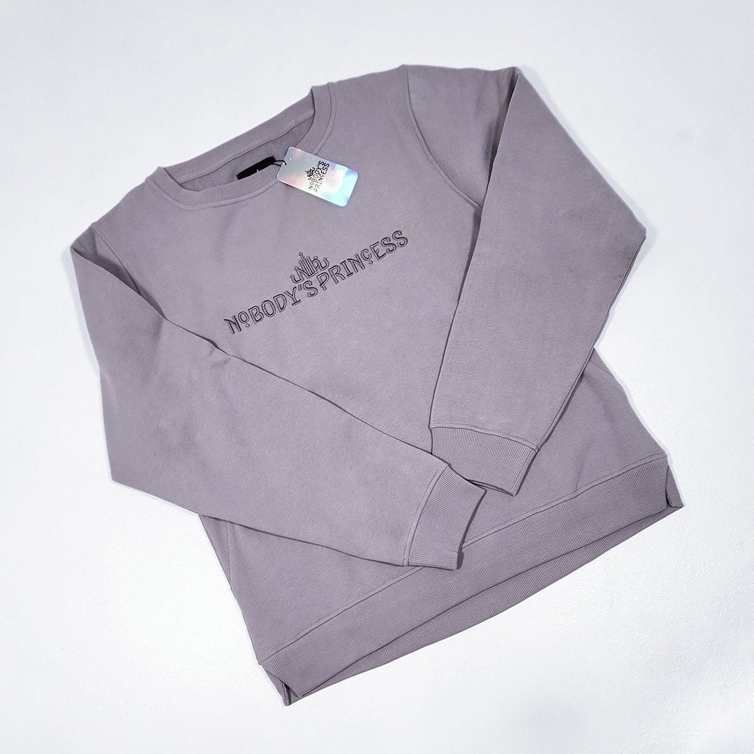 Crew Neck Jumper - Dusty Lilac - Nobody's Princess