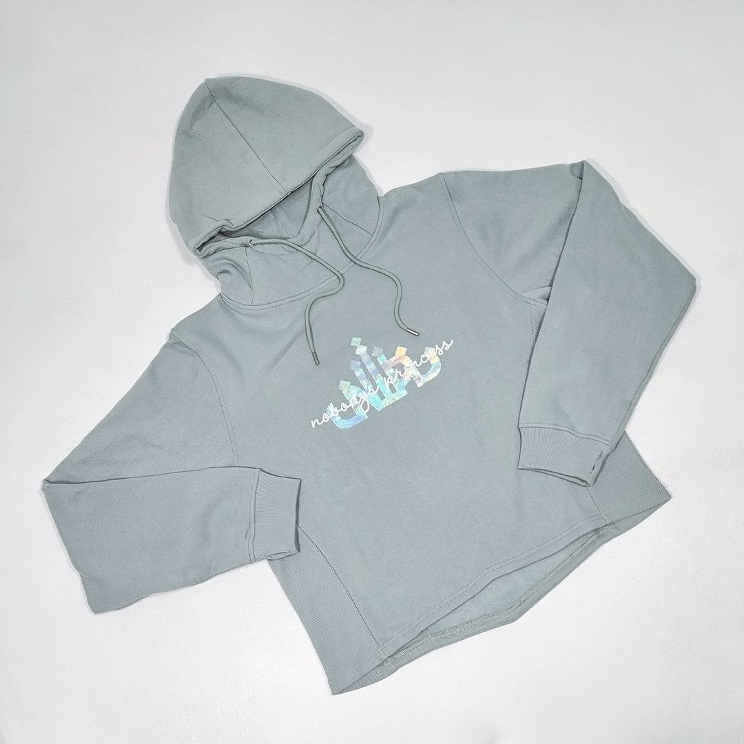 Crop Hoodie - Mist - Nobody's Princess