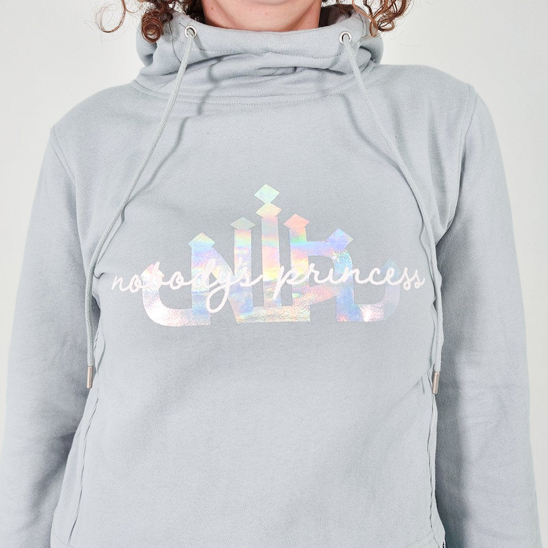 Crop Hoodie - Mist - Nobody's Princess