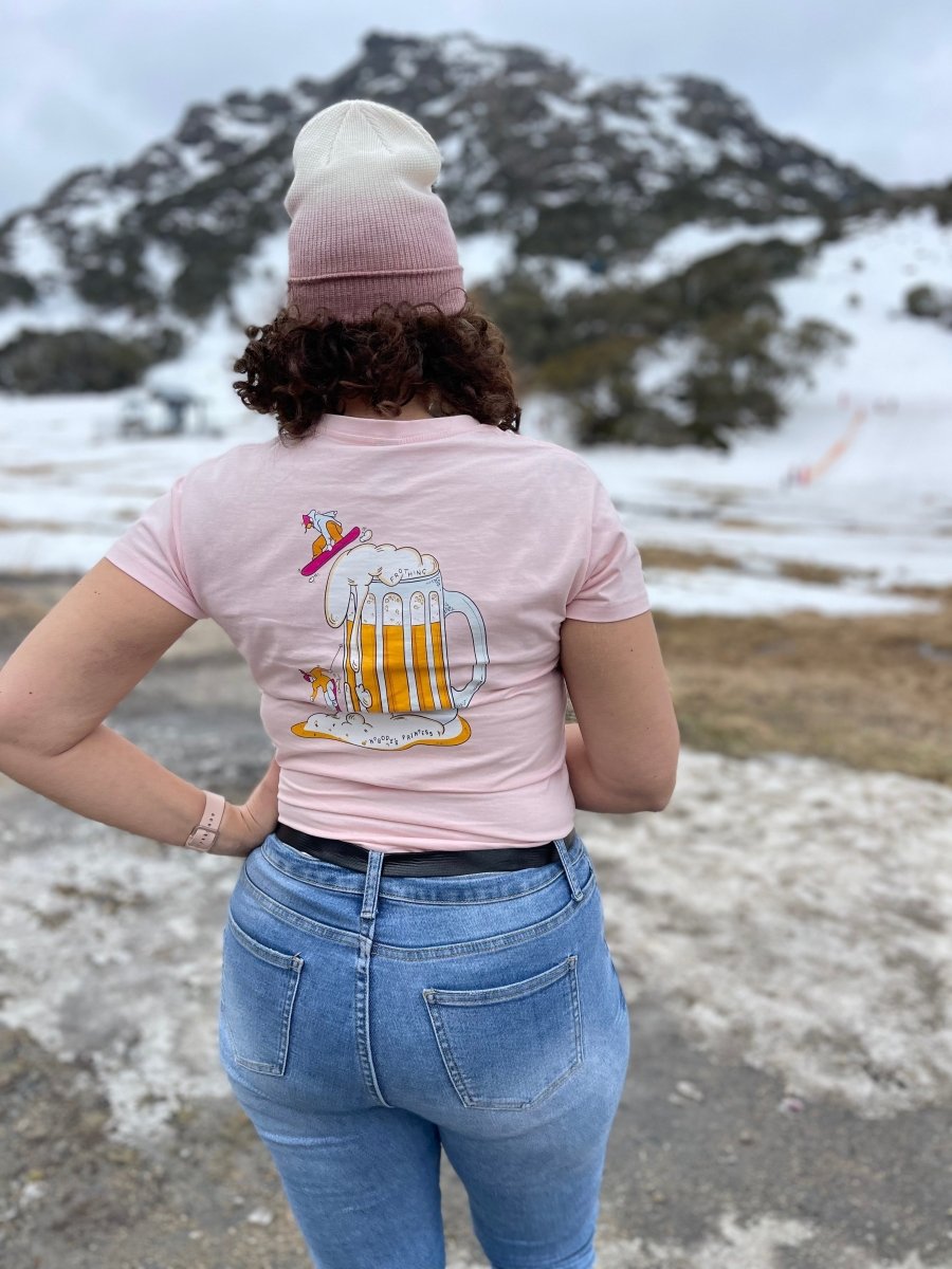 Hold My Beer Skier Tee - Nobody's Princess