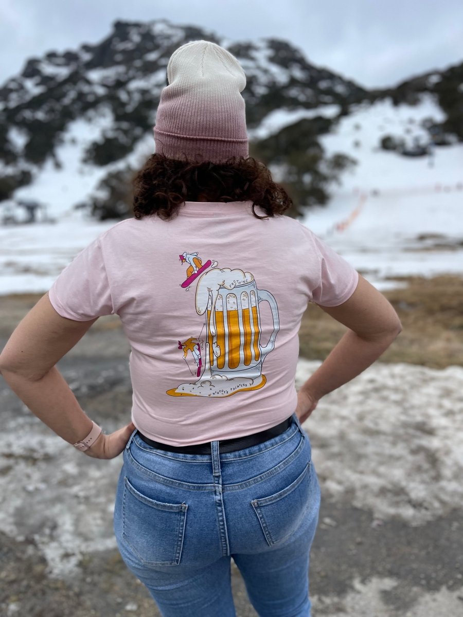 Hold My Beer Snowboarder Tee - Nobody's Princess