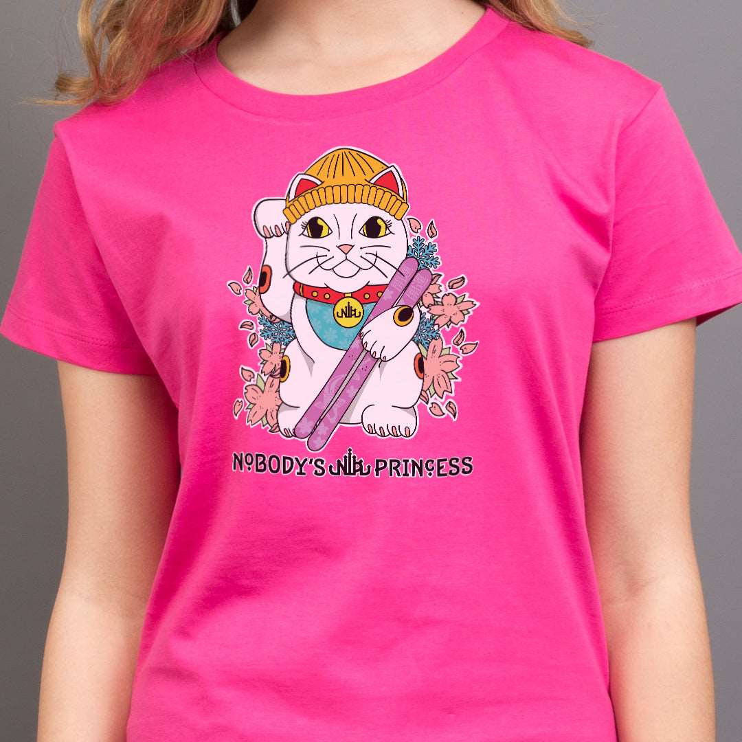 Ski Neko T-Shirt - Nobody's Princess