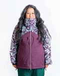 Sliva/Plum - Anna Snow Jacket - Nobody's Princess $Brigetta is wearing size AU16/US12 #colour_sliva/plum