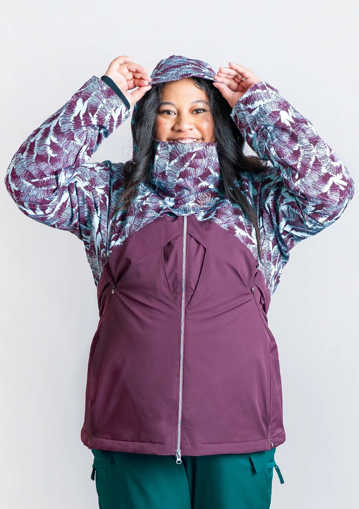 Sliva/Plum - Anna Snow Jacket - Nobody's Princess #colour_sliva/plum