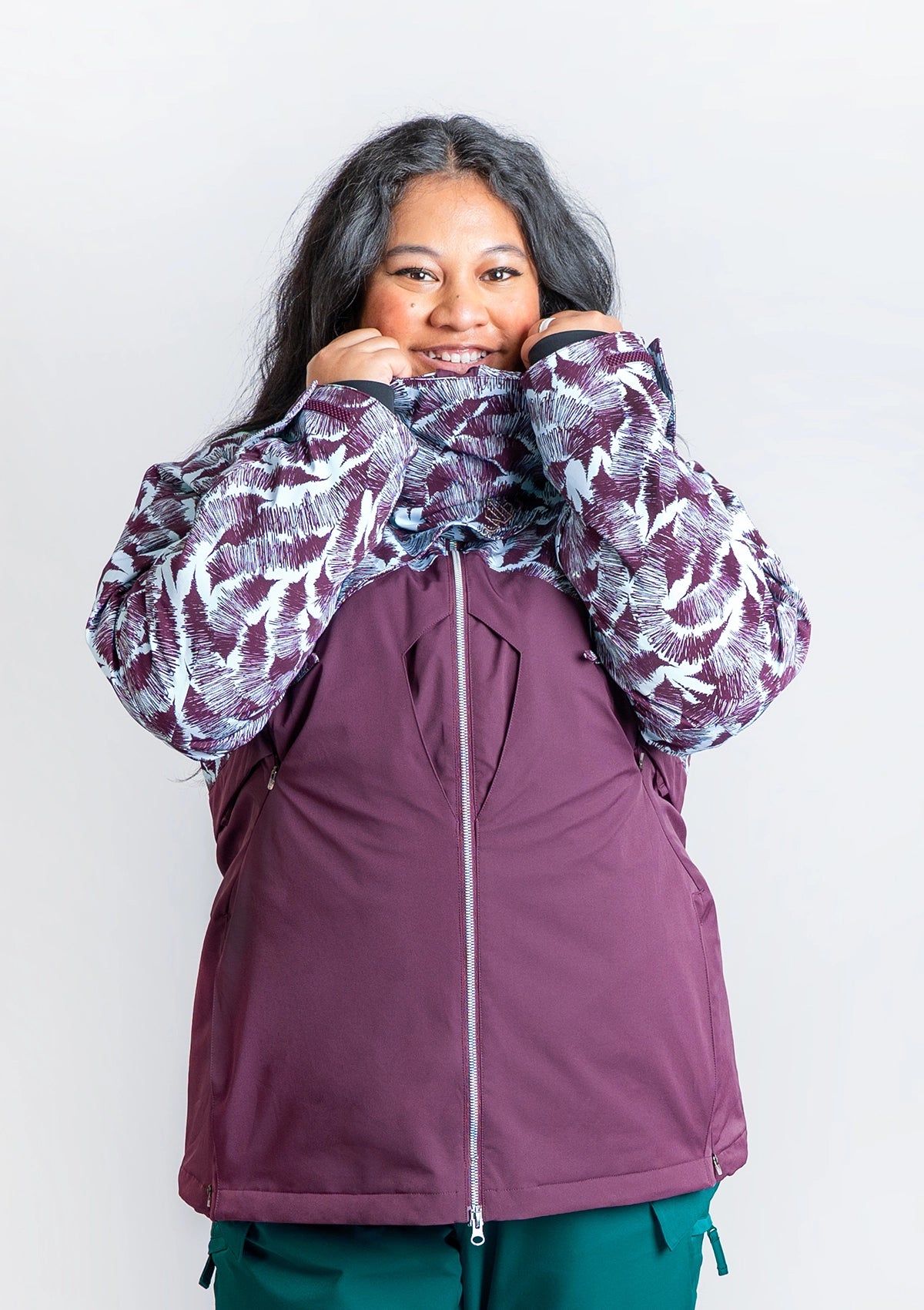 Sliva/Plum - Anna Snow Jacket - Nobody's Princess #colour_sliva/plum
