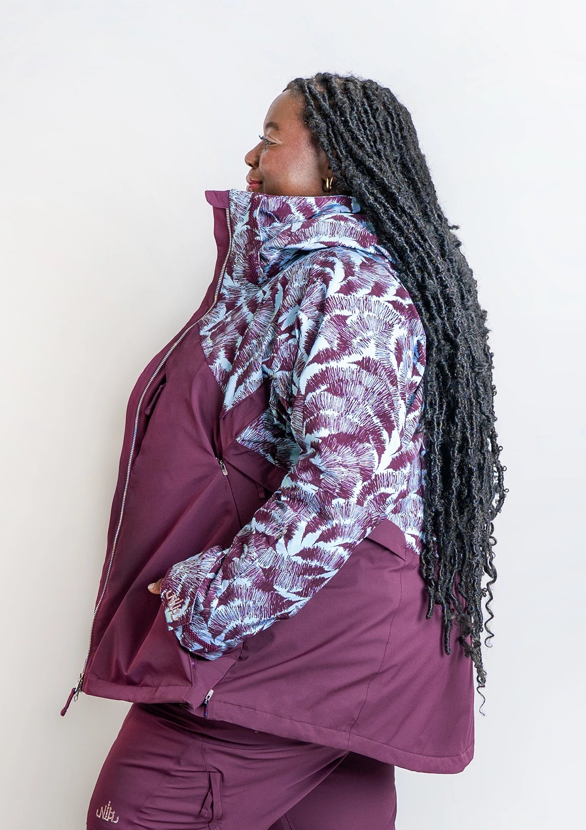 Sliva/Plum - Anna Snow Jacket - Nobody's Princess #colour_sliva/plum