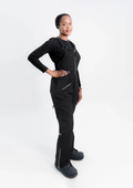 Black - Zali Snow Bib REGULAR - Nobody's Princess $Ajur is wearing size AU10/US6 #colour_black