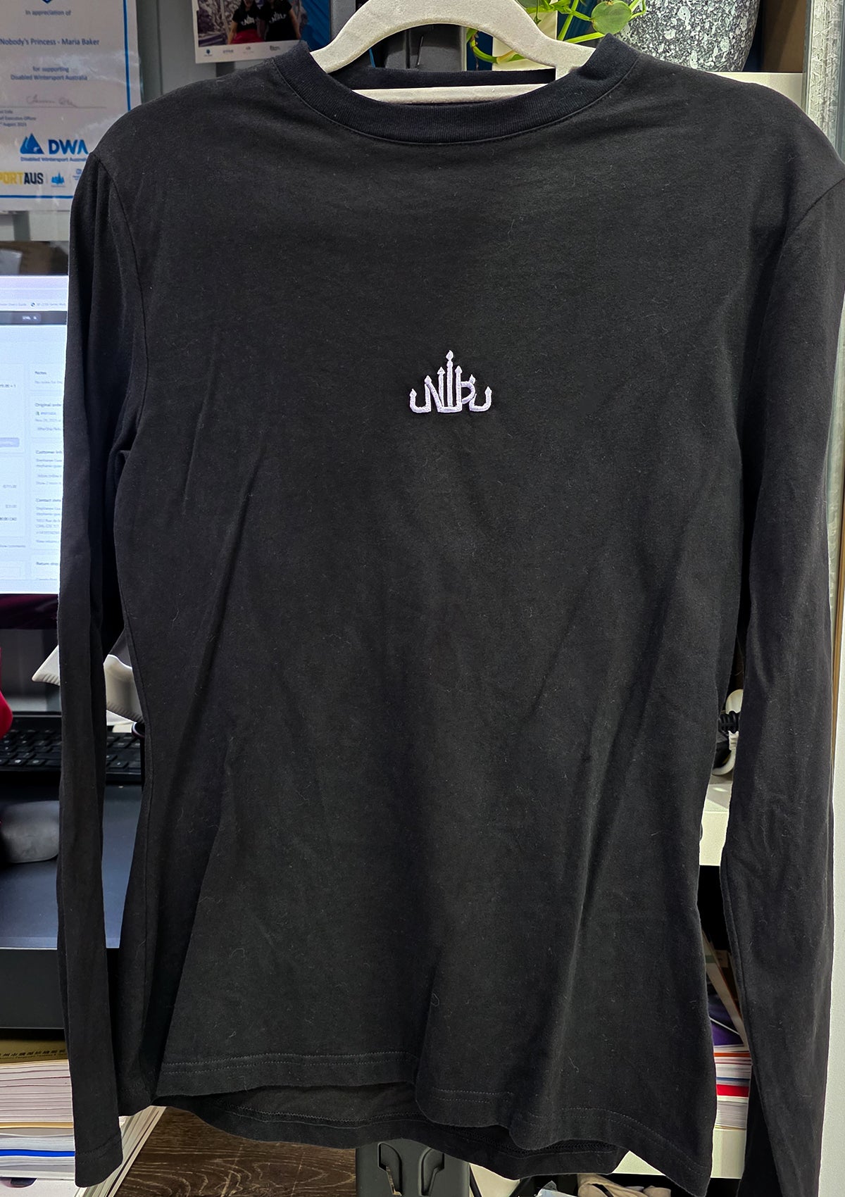 Long Sleeve T-Shirt - Black - AU12/US8