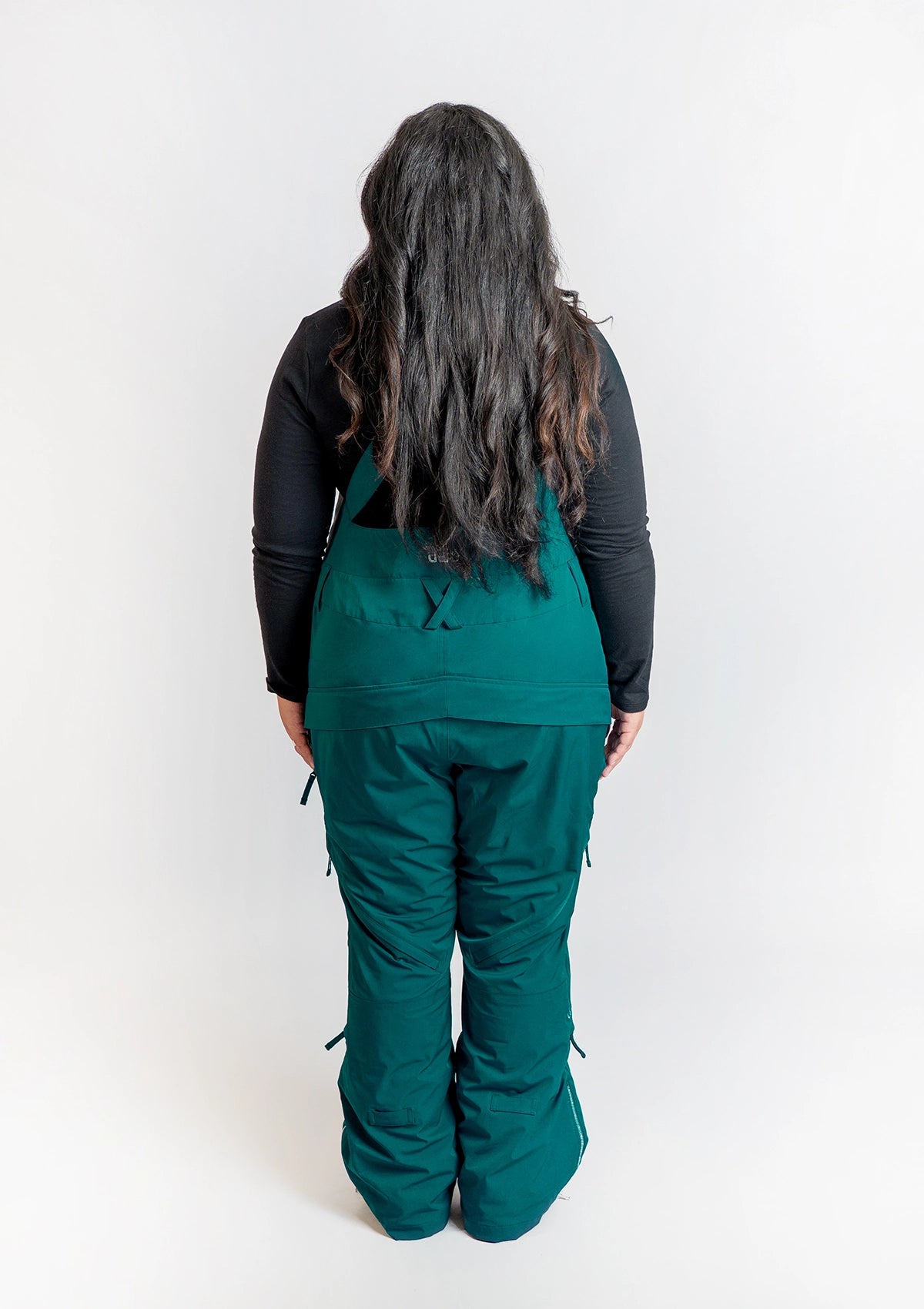 Moss - Zali Snow Bib SHORT - Nobody's Princess #colour_moss