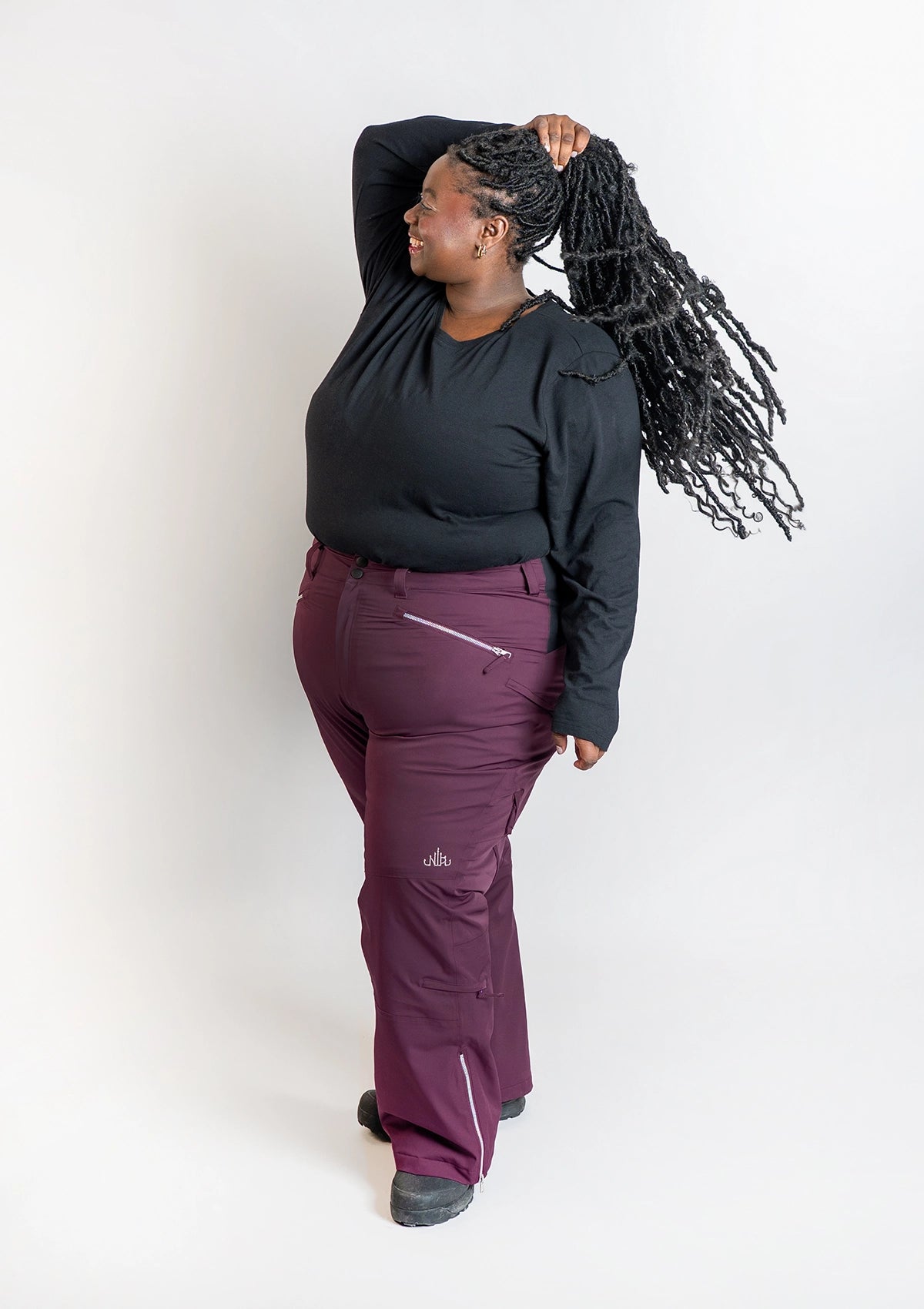 Plum - Mila Snow Pant REGULAR - Nobody's Princess #colour_plum