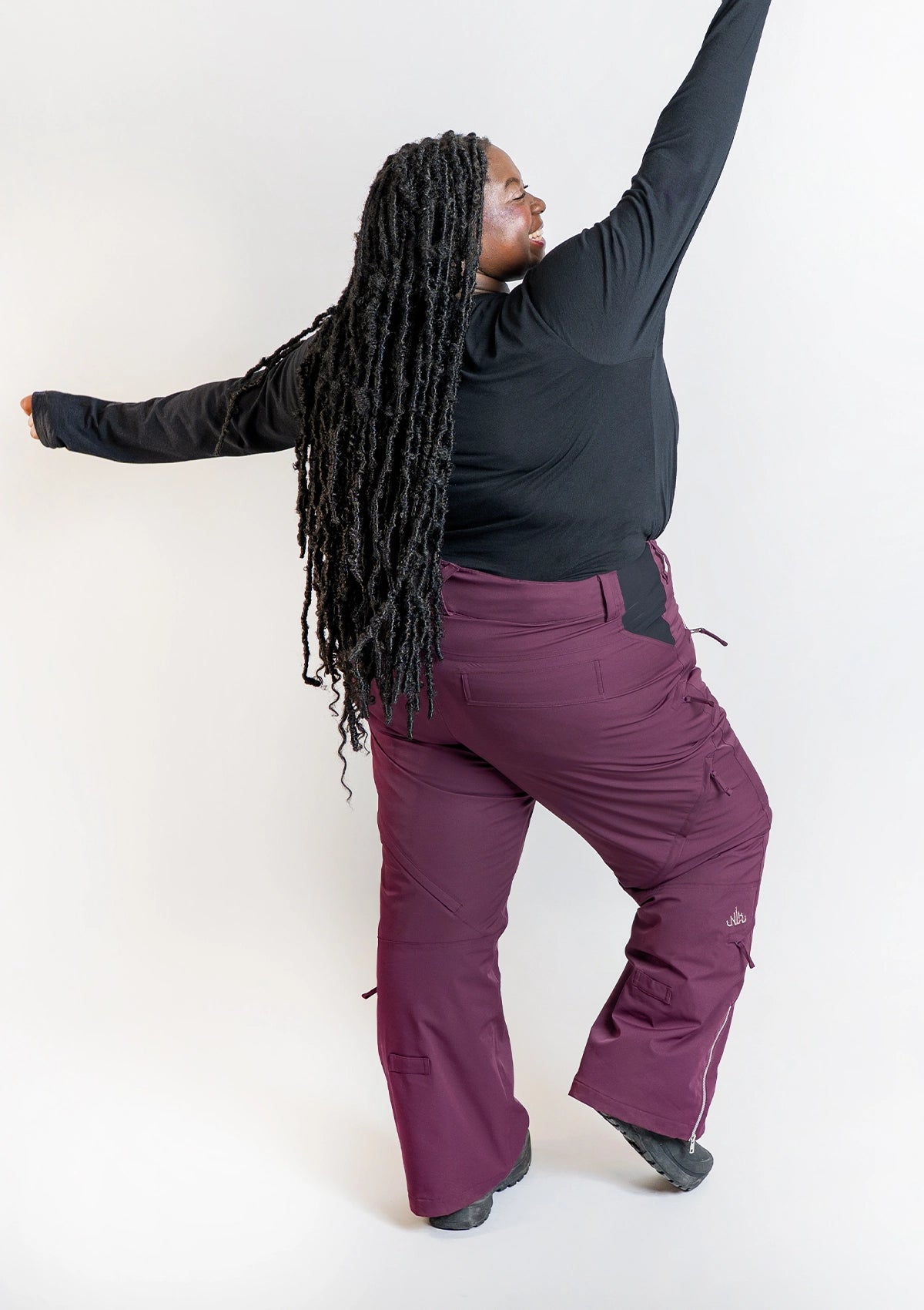 Plum - Mila Snow Pant REGULAR - Nobody's Princess #colour_plum