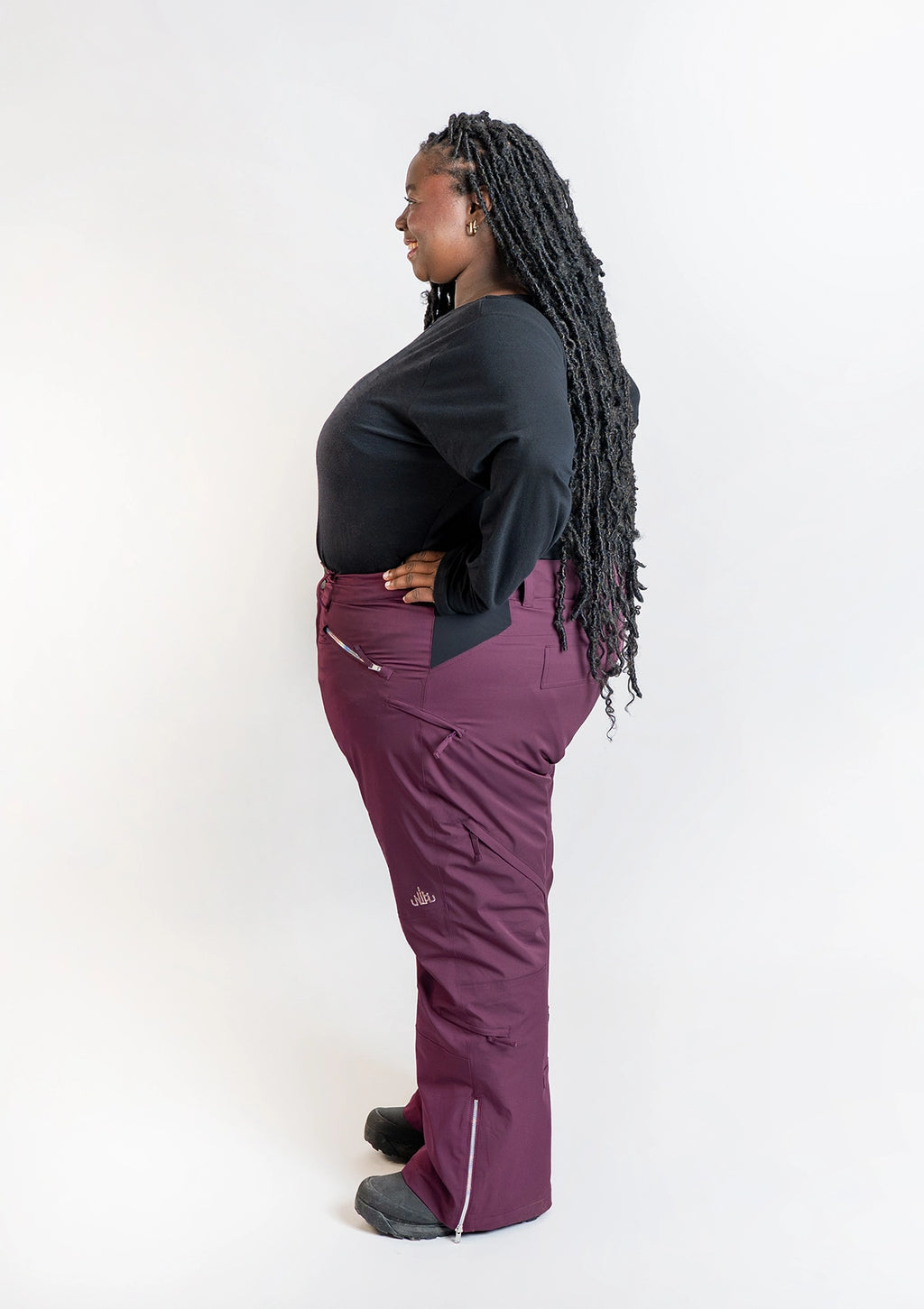 Plum - Mila Snow Pant REGULAR - Nobody's Princess #colour_plum