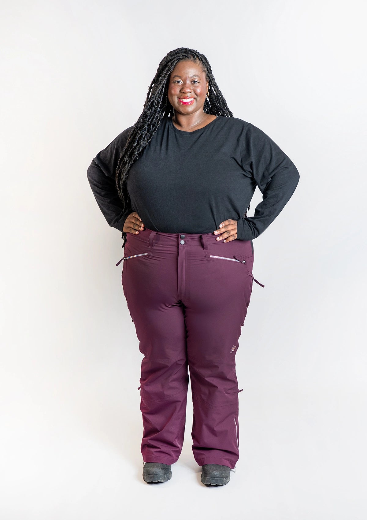 Plum - Mila Snow Pant REGULAR - Nobody's Princess #colour_plum