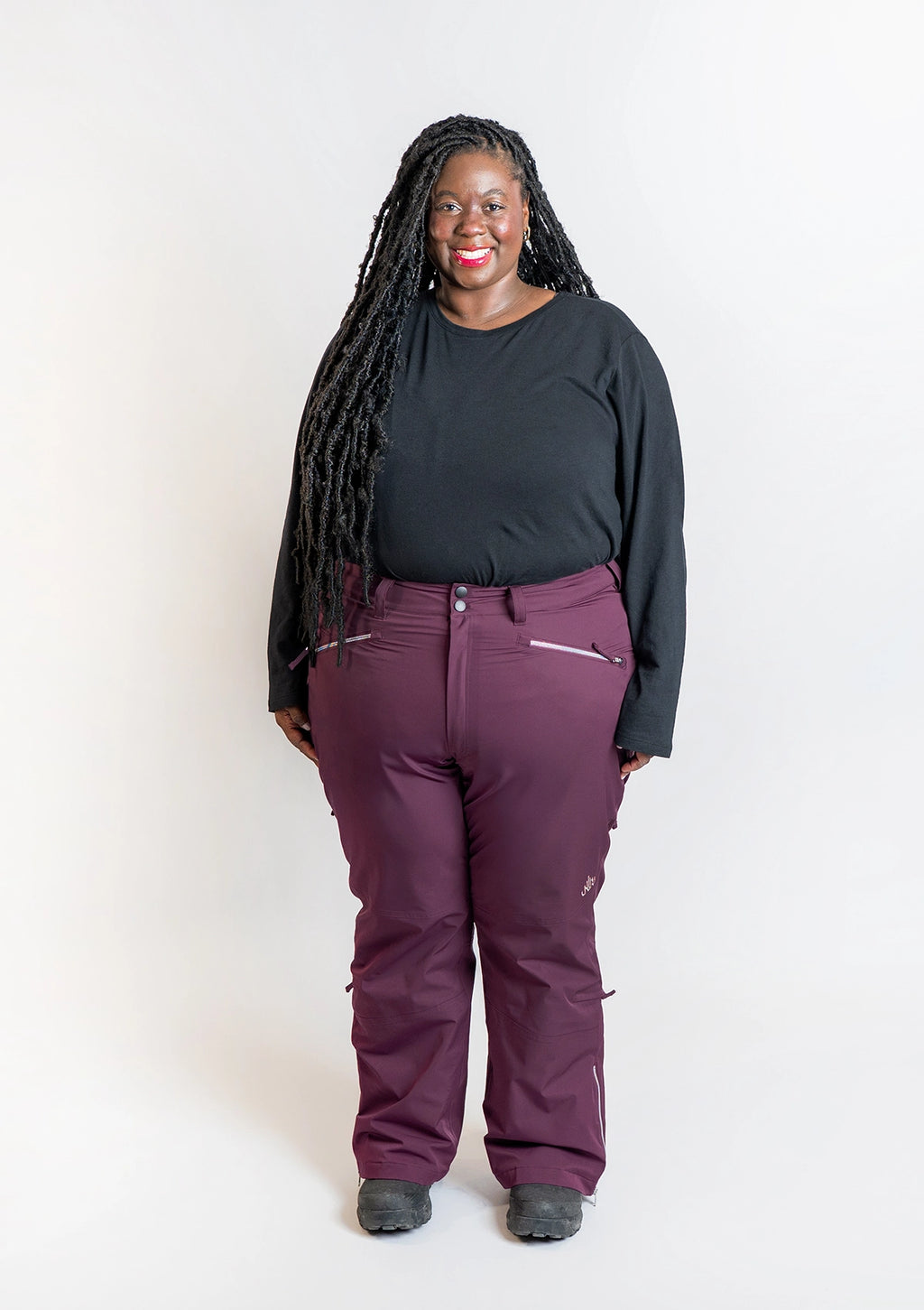 Plum - Mila Snow Pant REGULAR - Nobody's Princess #colour_plum