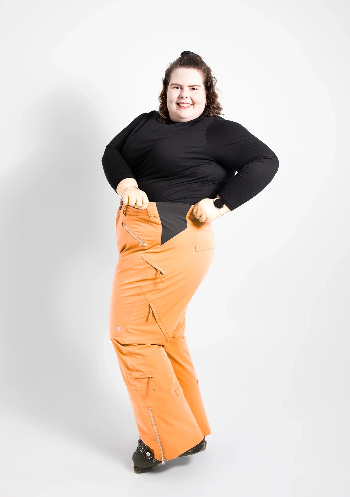 Apricot - Mila Snow Pant REGULAR - Nobody's Princess #colour_apricot