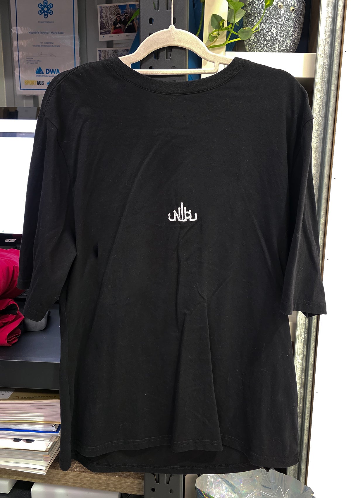 Short Sleeve T-Shirt  - Black - AU18/US1X