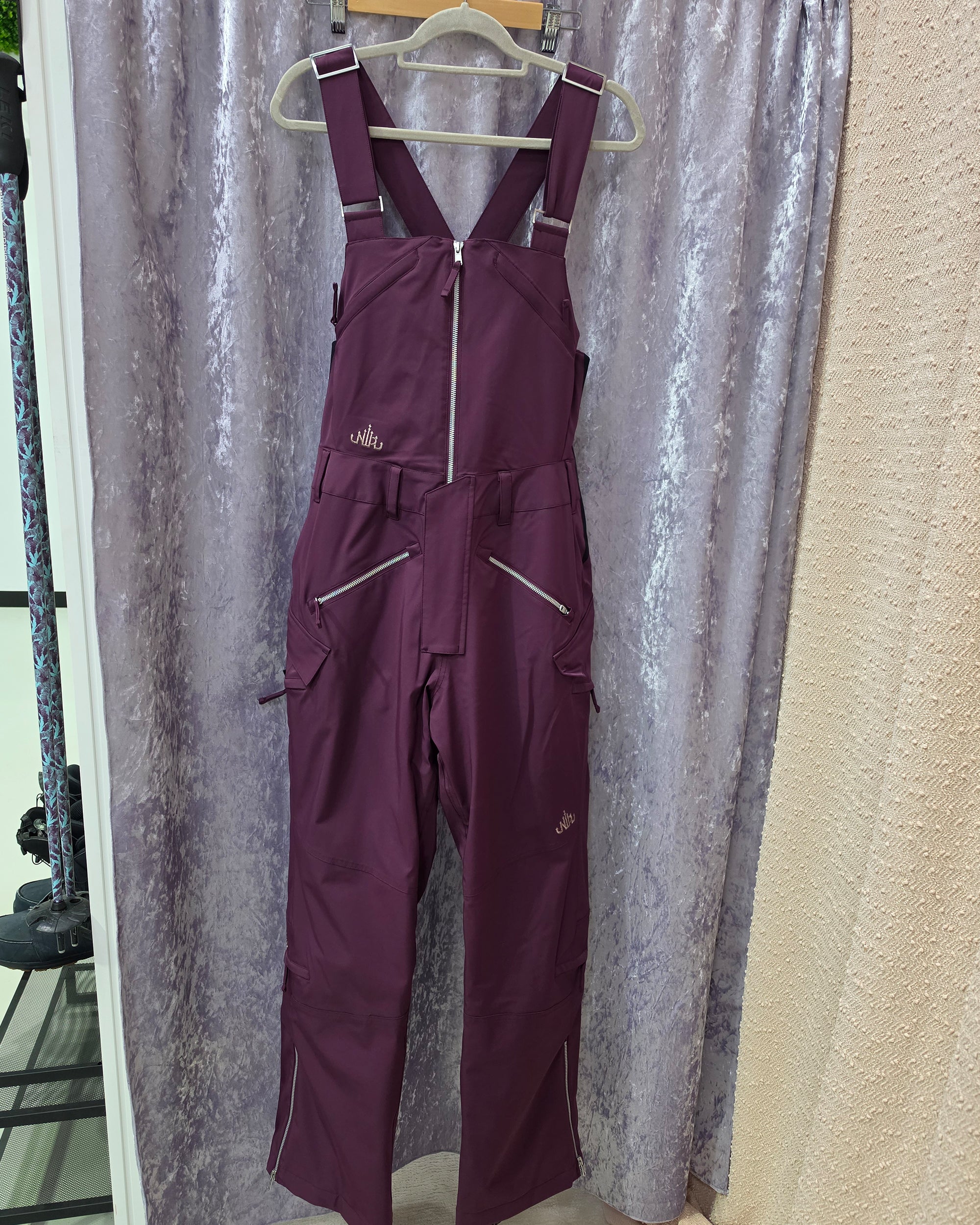 Zali Snow Bib Plum - Regular - AU14/US10 (Ex-Photoshoot)