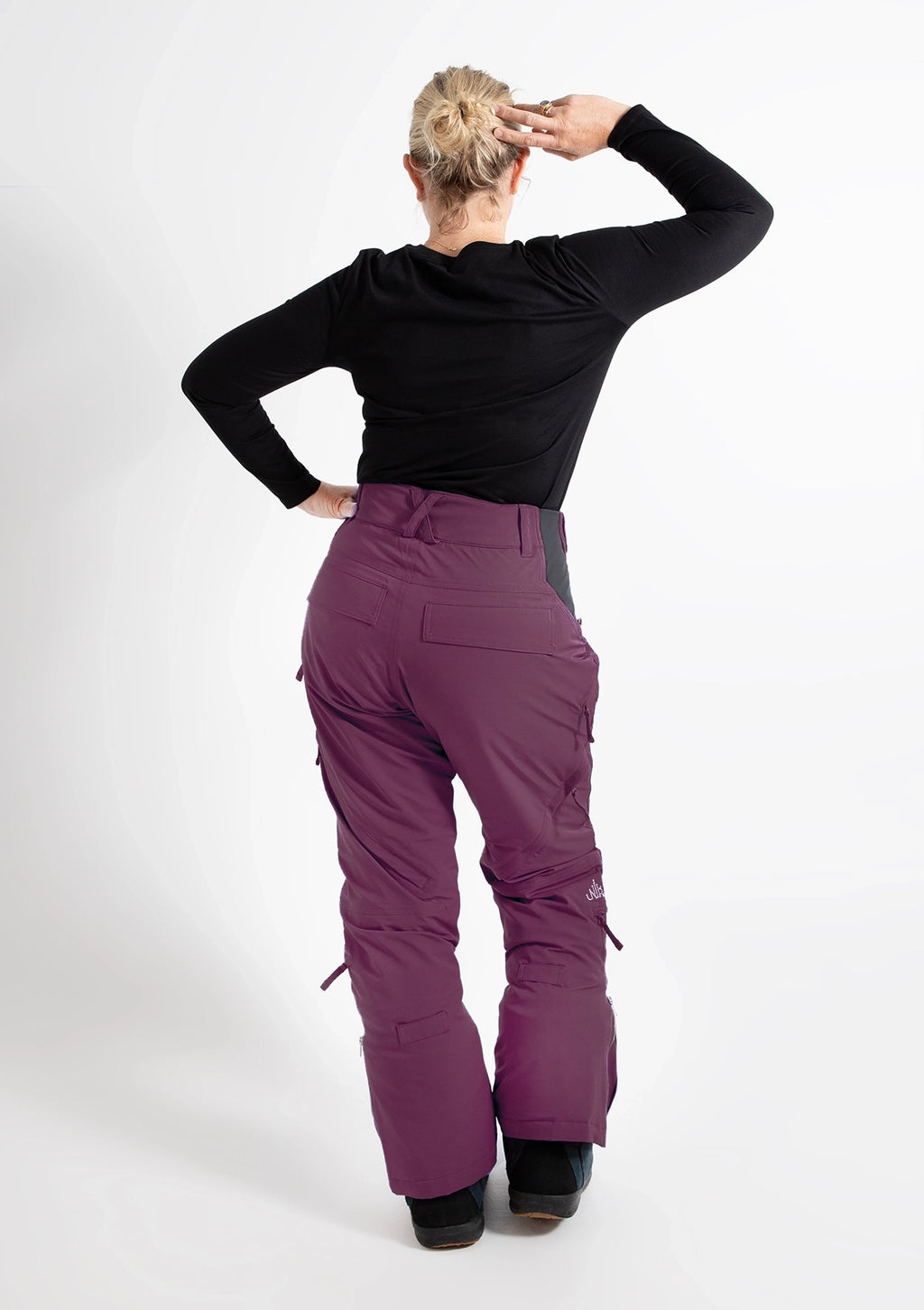 Plum - Zali Snow Pant REGULAR - Nobody's Princess #colour_plum