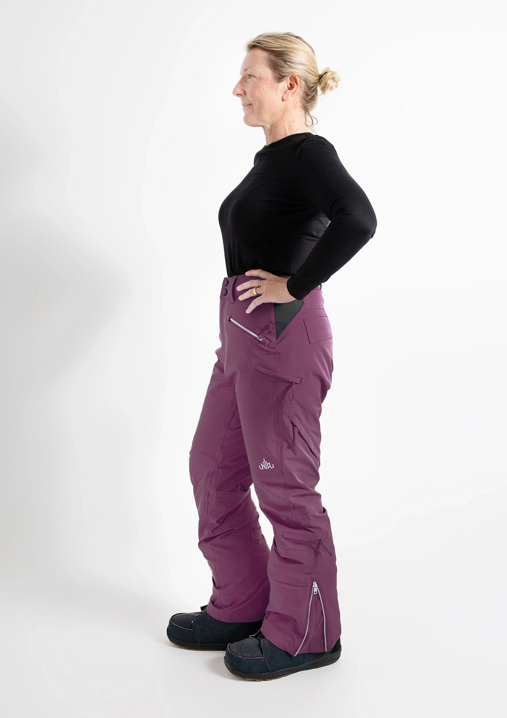 Plum - Zali Snow Pant REGULAR - Nobody's Princess #colour_plum