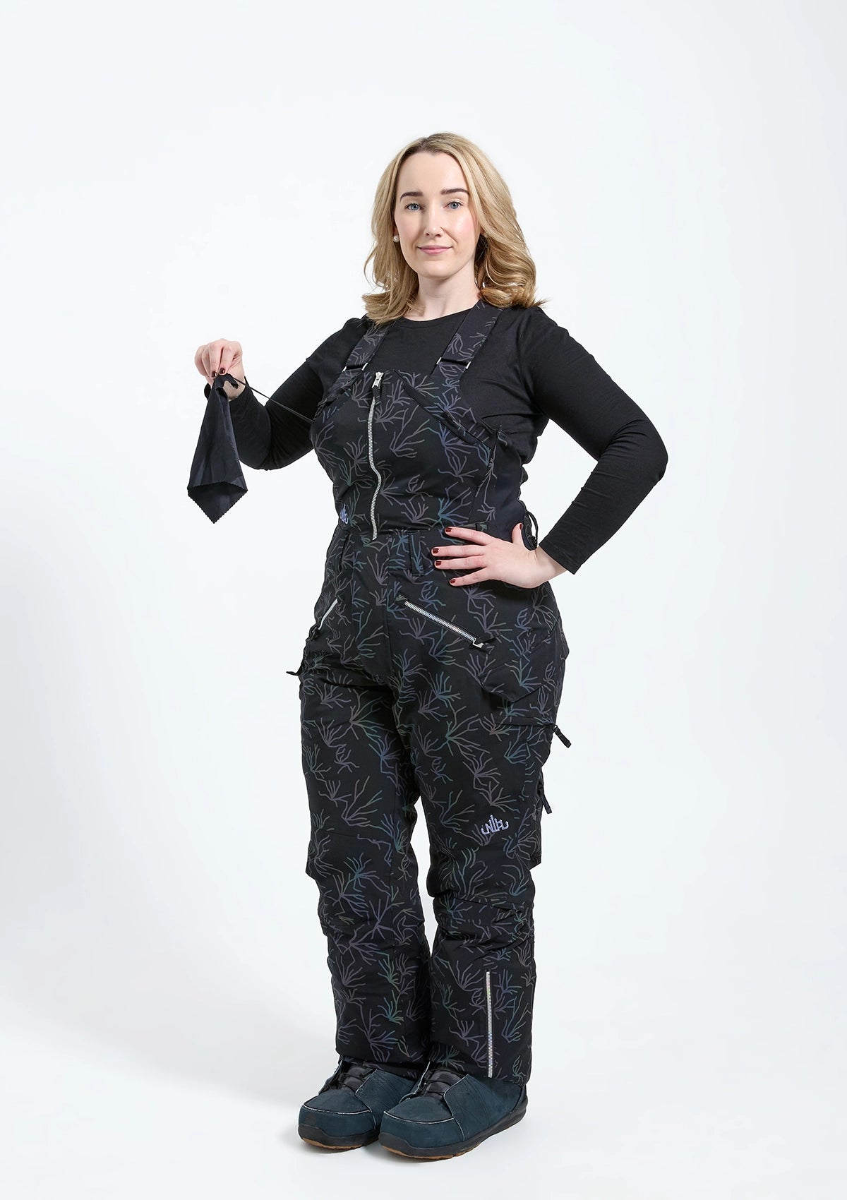 Iridescent - Zali Snow Bib SHORT - Nobody's Princess #colour_iridescent