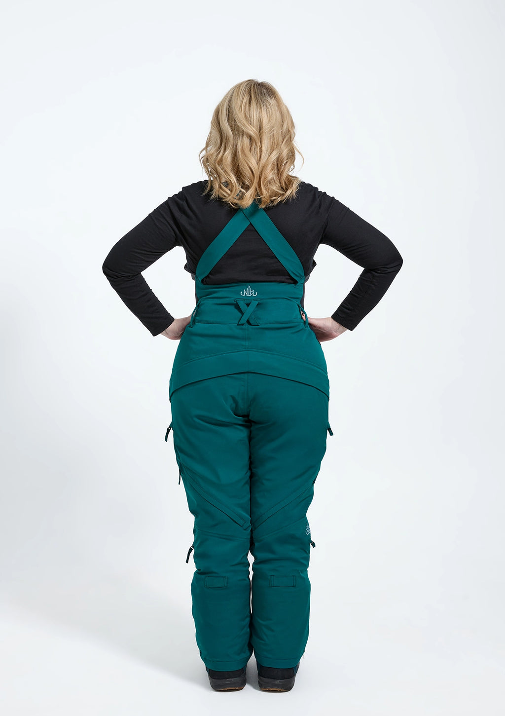 Moss - Zali Snow Bib SHORT - Nobody's Princess #colour_moss