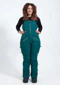 Moss - Zali Snow Bib TALL - Nobody's Princess $Maria is wearing size AU14/US10 #colour_moss