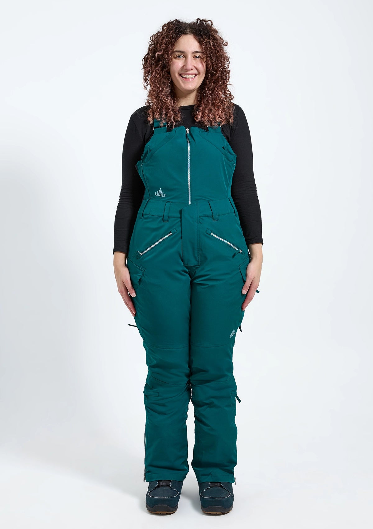 Moss - Zali Snow Bib TALL - Nobody's Princess #colour_moss