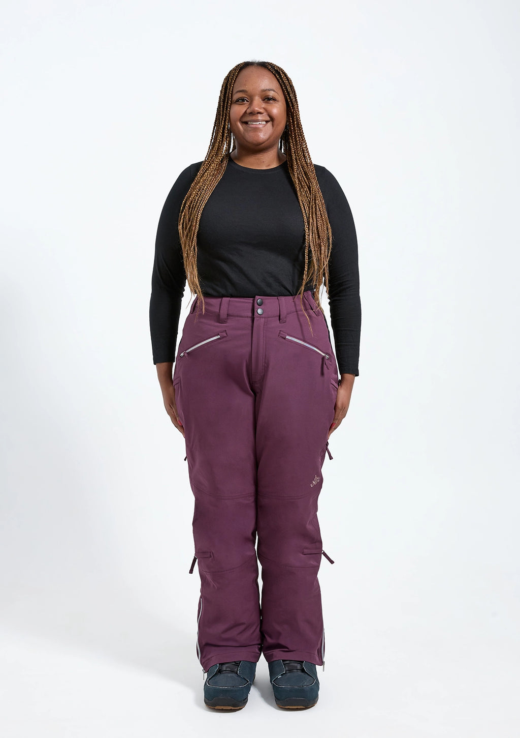 Plum - Zali Snow Pant REGULAR - Nobody's Princess #colour_plum