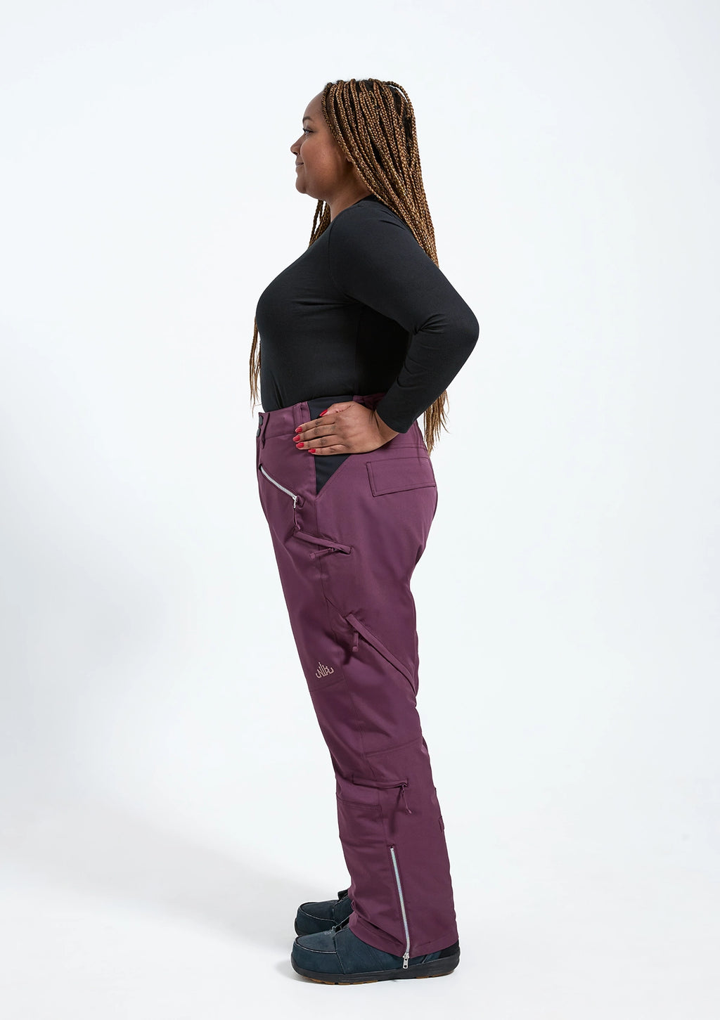 Plum - Zali Snow Pant REGULAR - Nobody's Princess #colour_plum