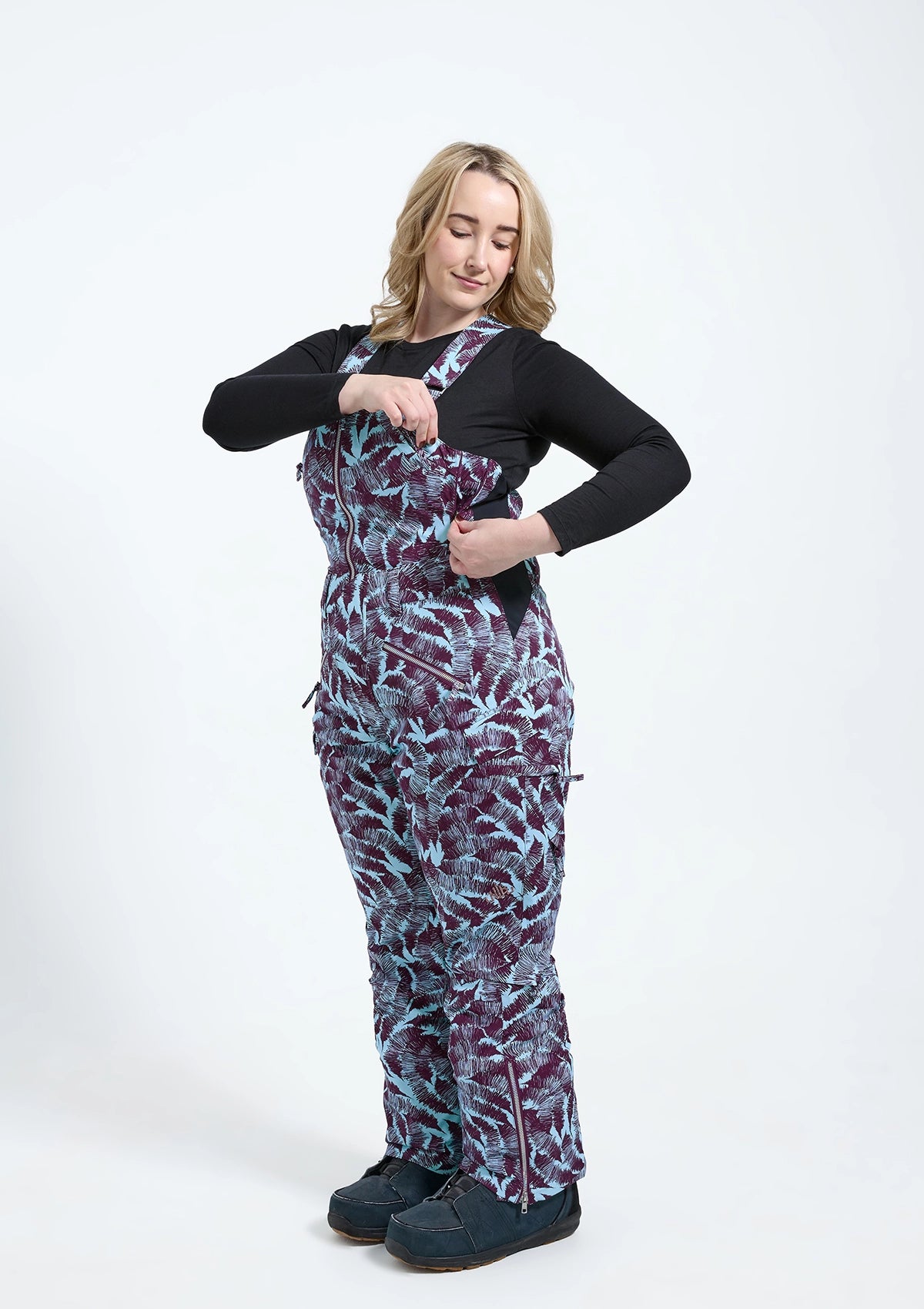 Sliva - Zali Snow Bib SHORT - Nobody's Princess  #colour_sliva