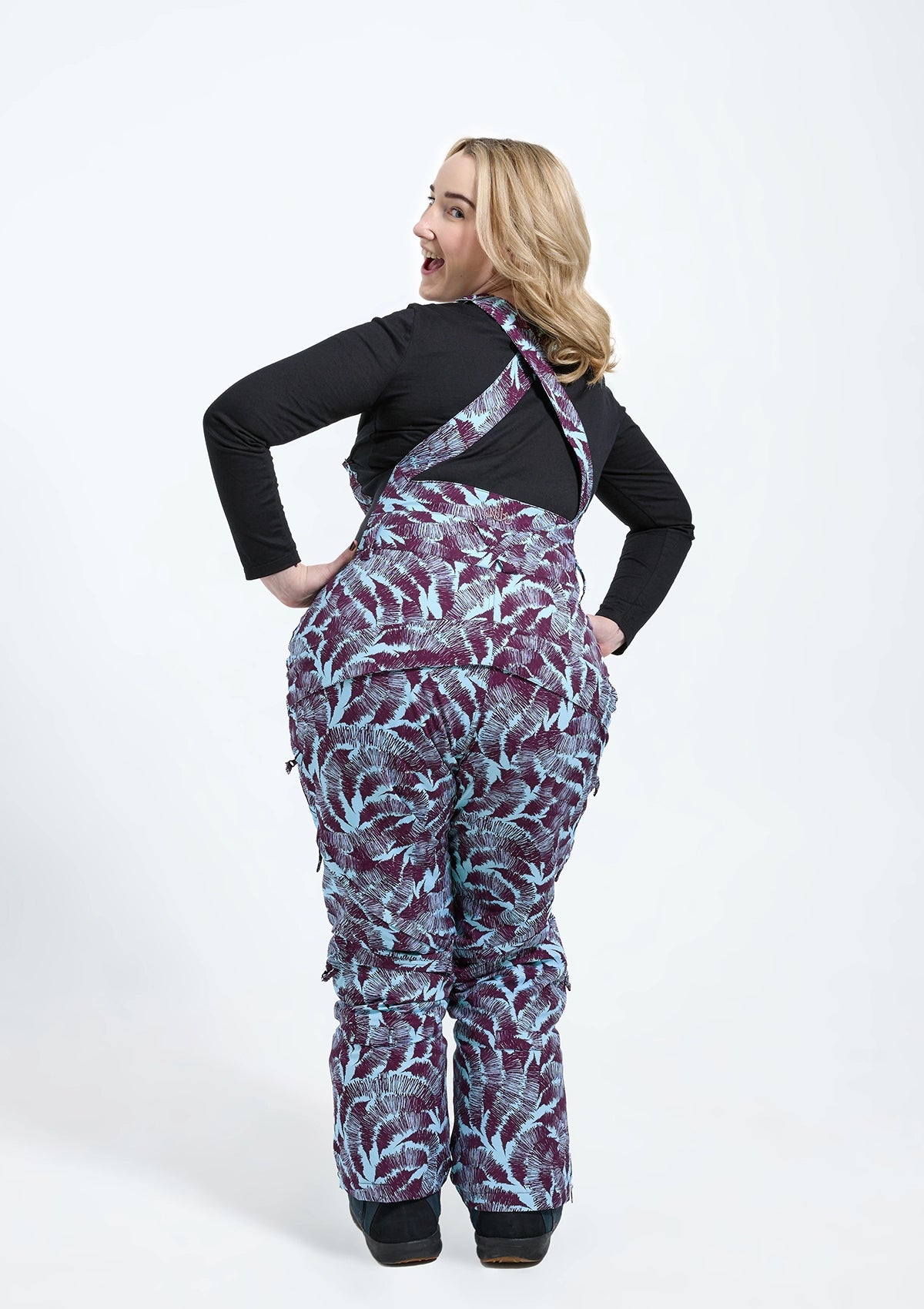 Sliva - Zali Snow Bib SHORT - Nobody's Princess  #colour_sliva