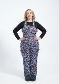 Sliva - Zali Snow Bib SHORT - Nobody's Princess  $Joanna is wearing size AU12/US8 #colour_sliva