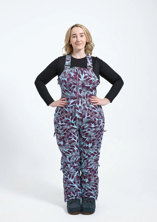 Zali Snow Bib SHORT - Sliva