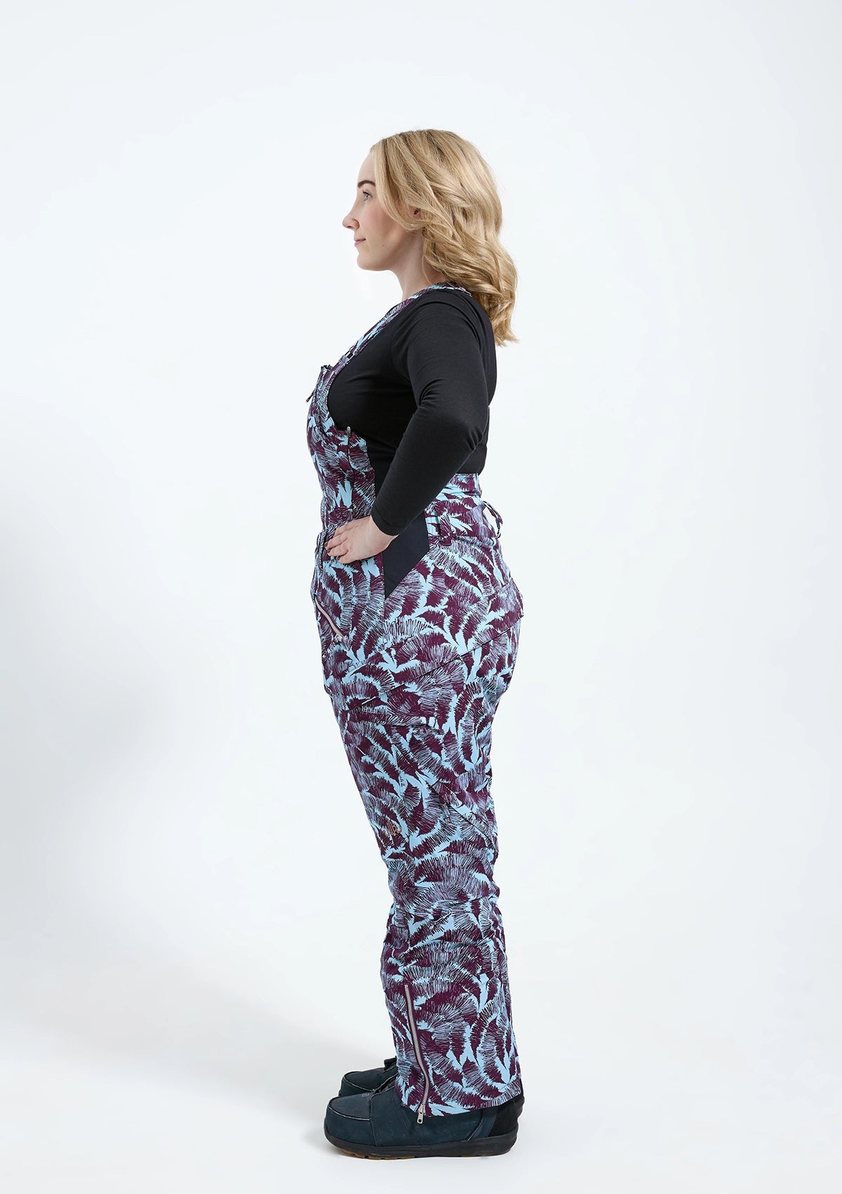 Sliva - Zali Snow Bib SHORT - Nobody's Princess  #colour_sliva