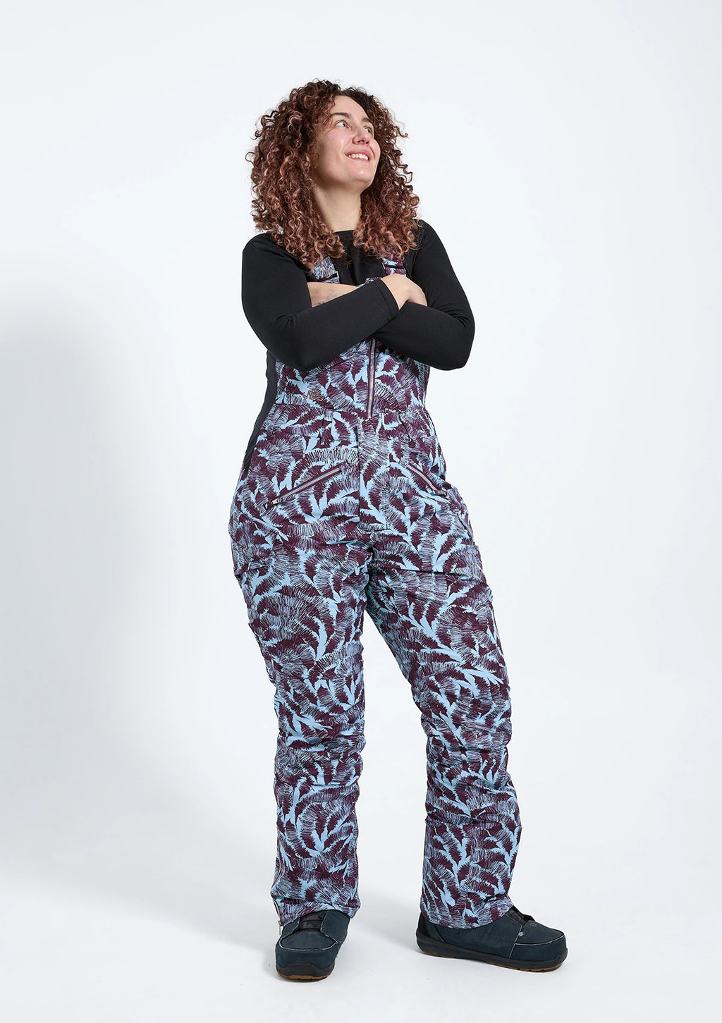 Sliva - Zali Snow Bib TALL - Nobody's Princess $Maria is wearing size AU14/US10 #colour_sliva