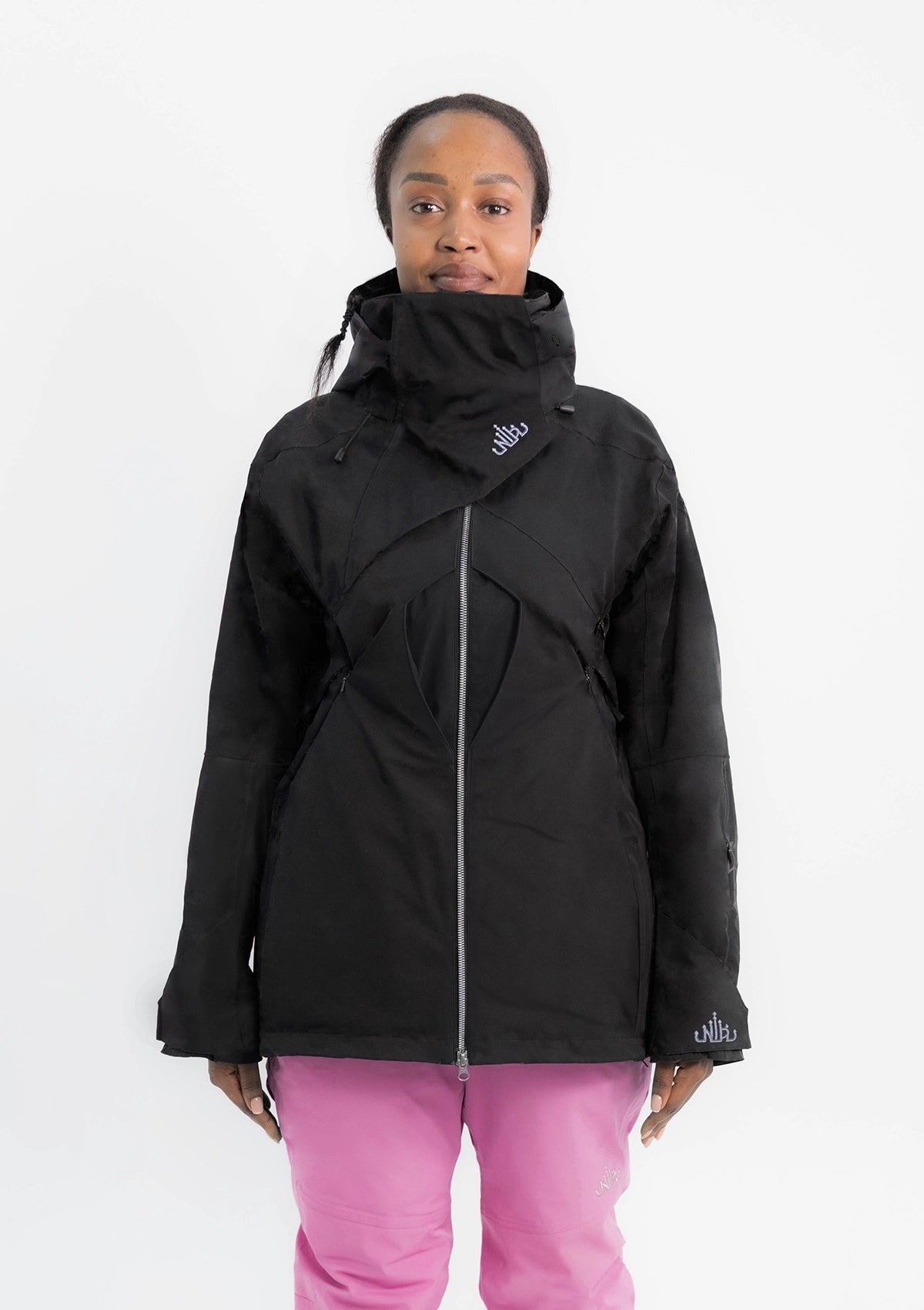 Black - Anna Snow Jacket - Nobody's Princess  $Ajur is wearing size AU10/US6 #colour_black