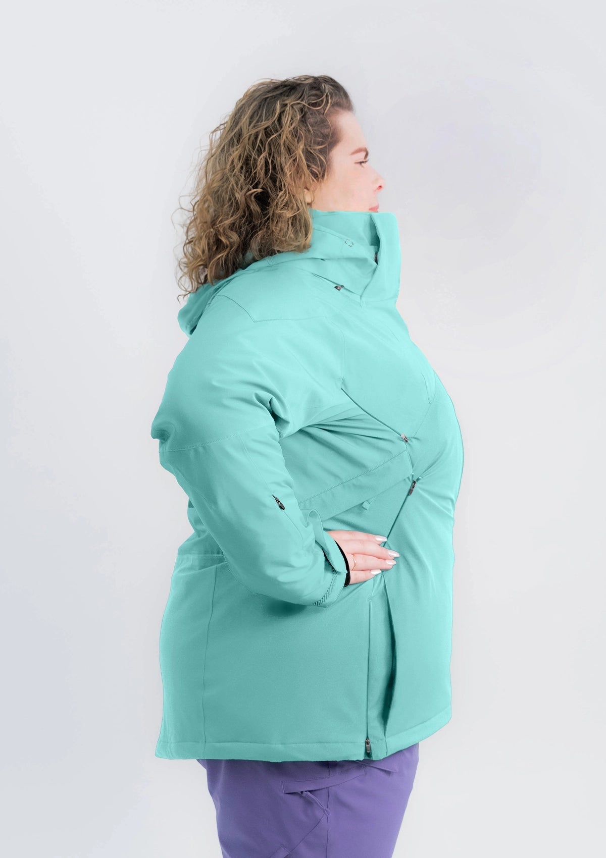 Aqua - Anna Snow Jacket - Nobody's Princess  #colour_aqua