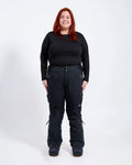 Black - Beatrice Snow Pant REGULAR - Nobody's Princess $Sam is wearing size AU20/US2X #colour_black
