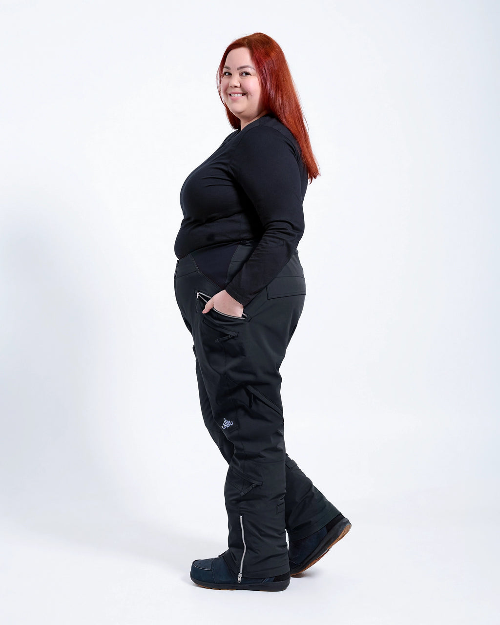 Black - Beatrice Snow Pant REGULAR - Nobody's Princess #colour_black