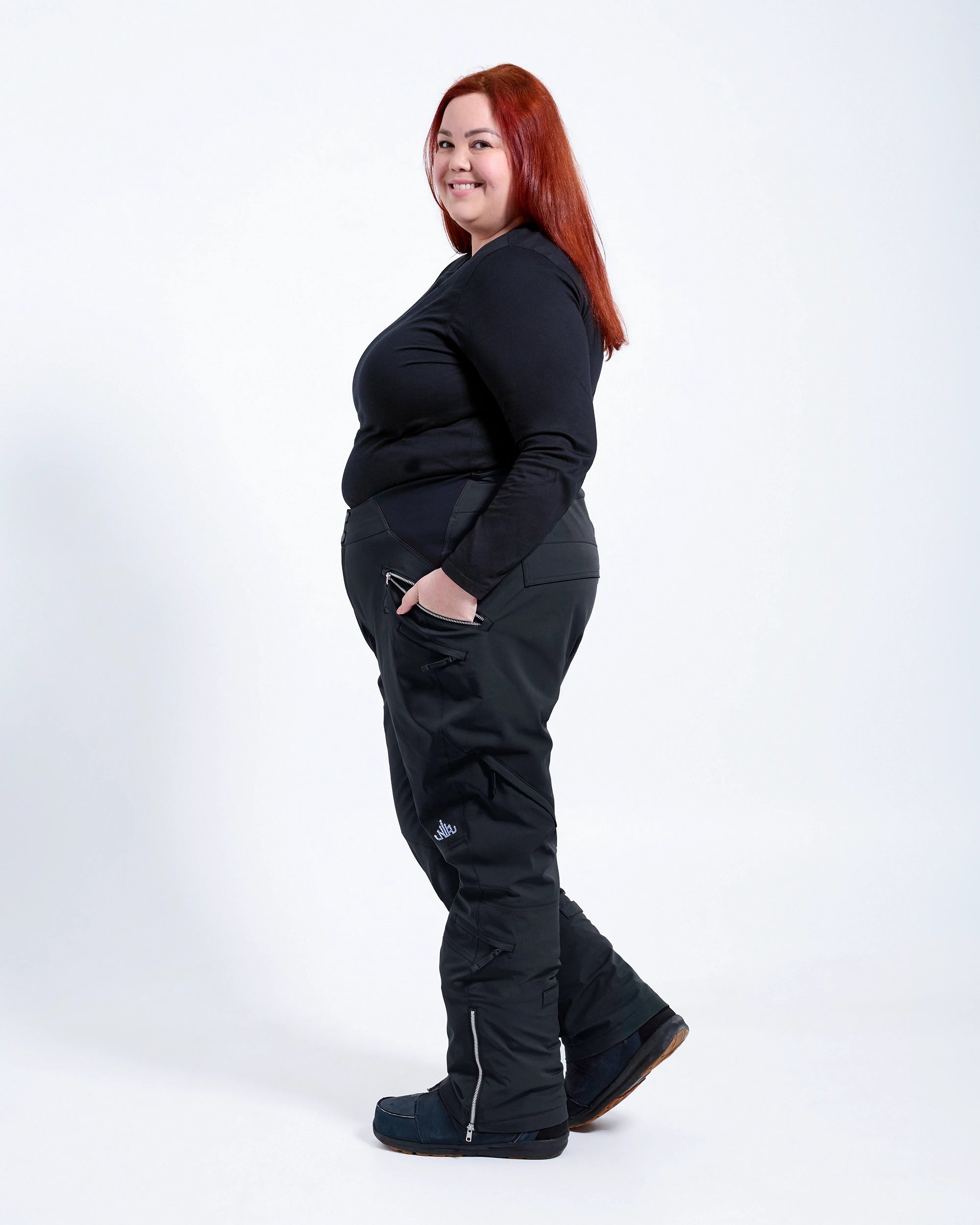 Black - Beatrice Snow Pant REGULAR - Nobody's Princess #colour_black