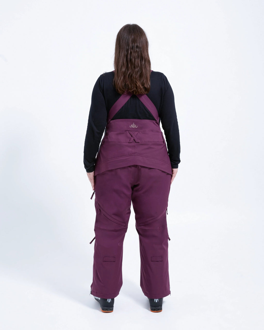 Plum - Mila Snow Bib REGULAR - Nobody's Princess #colour_plum