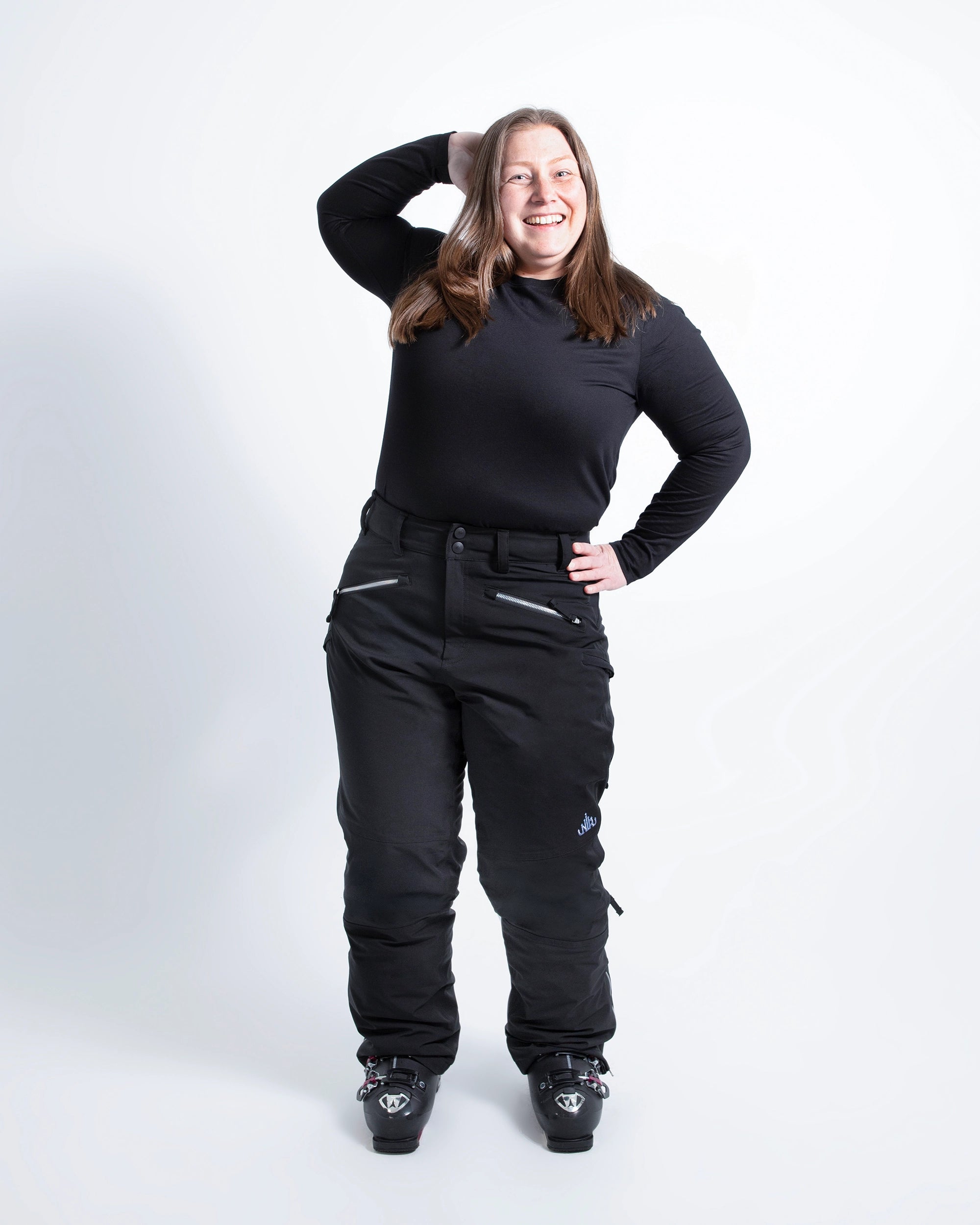 Black - Mila Snow Pant REGULAR - Nobody's Princess #colour_black