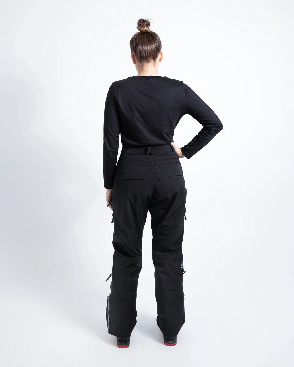 Black - Mila Snow Pant SHORT - Nobody's Princess #colour_black