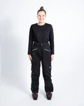 Black - Mila Snow Pant SHORT - Nobody's Princess $Lani is wearing size AU8/US4 #colour_black
