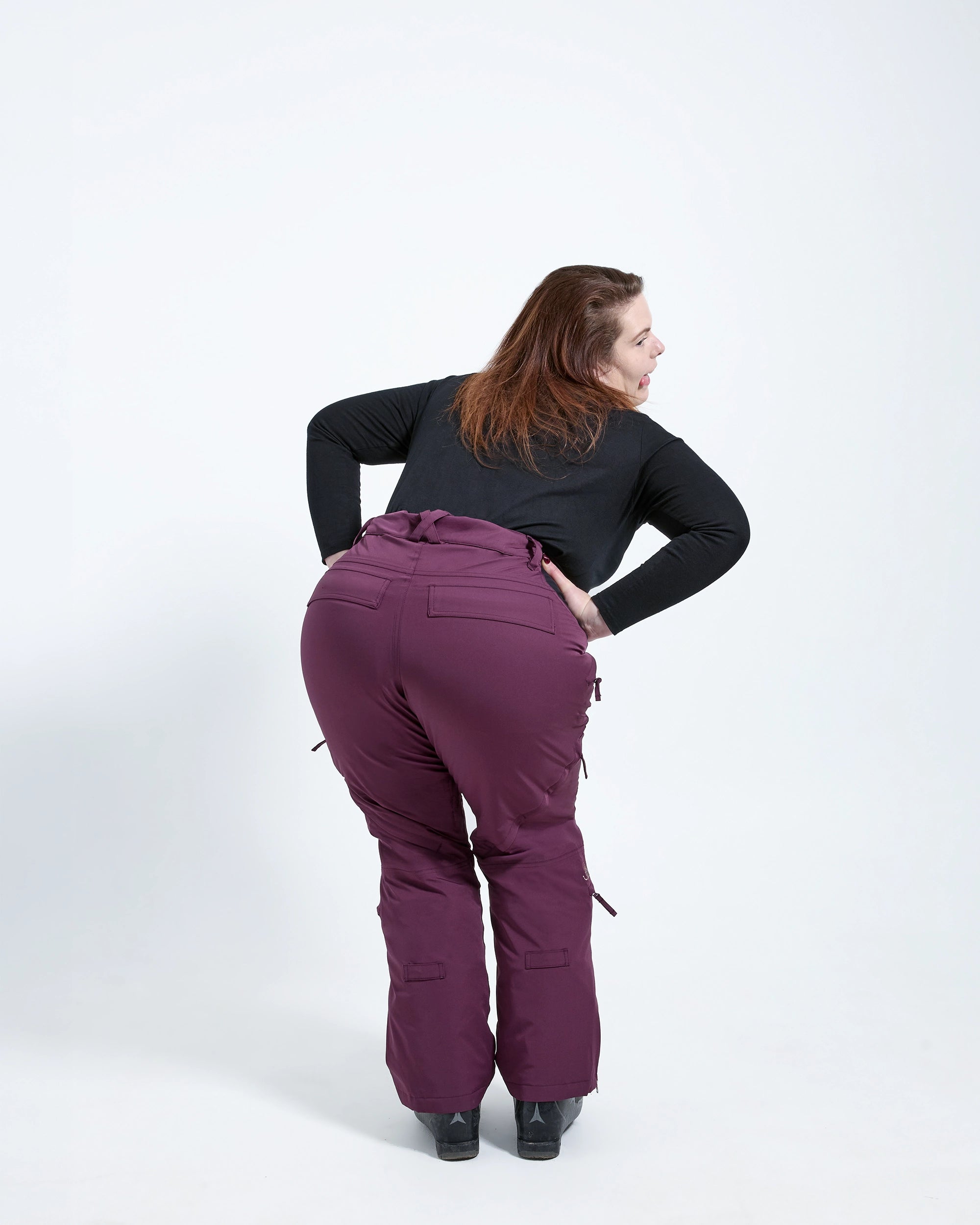 Plum - Mila Snow Pant REGULAR - Nobody's Princess #colour_plum