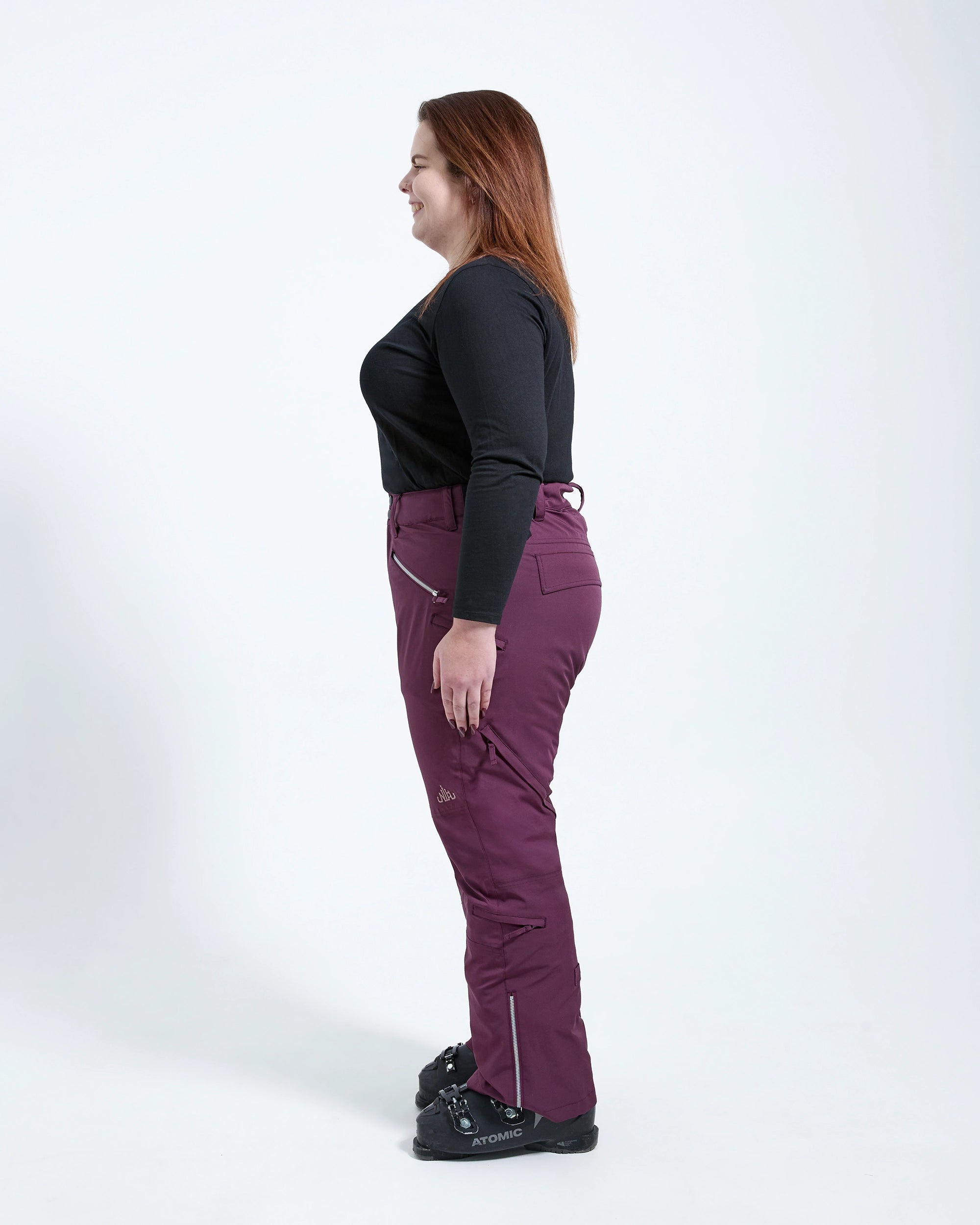Plum - Mila Snow Pant REGULAR - Nobody's Princess #colour_plum