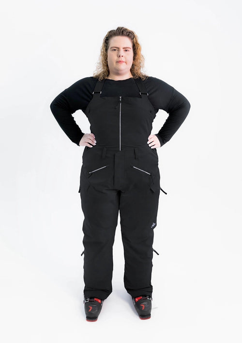 Mila Snow Bib TALL - Black