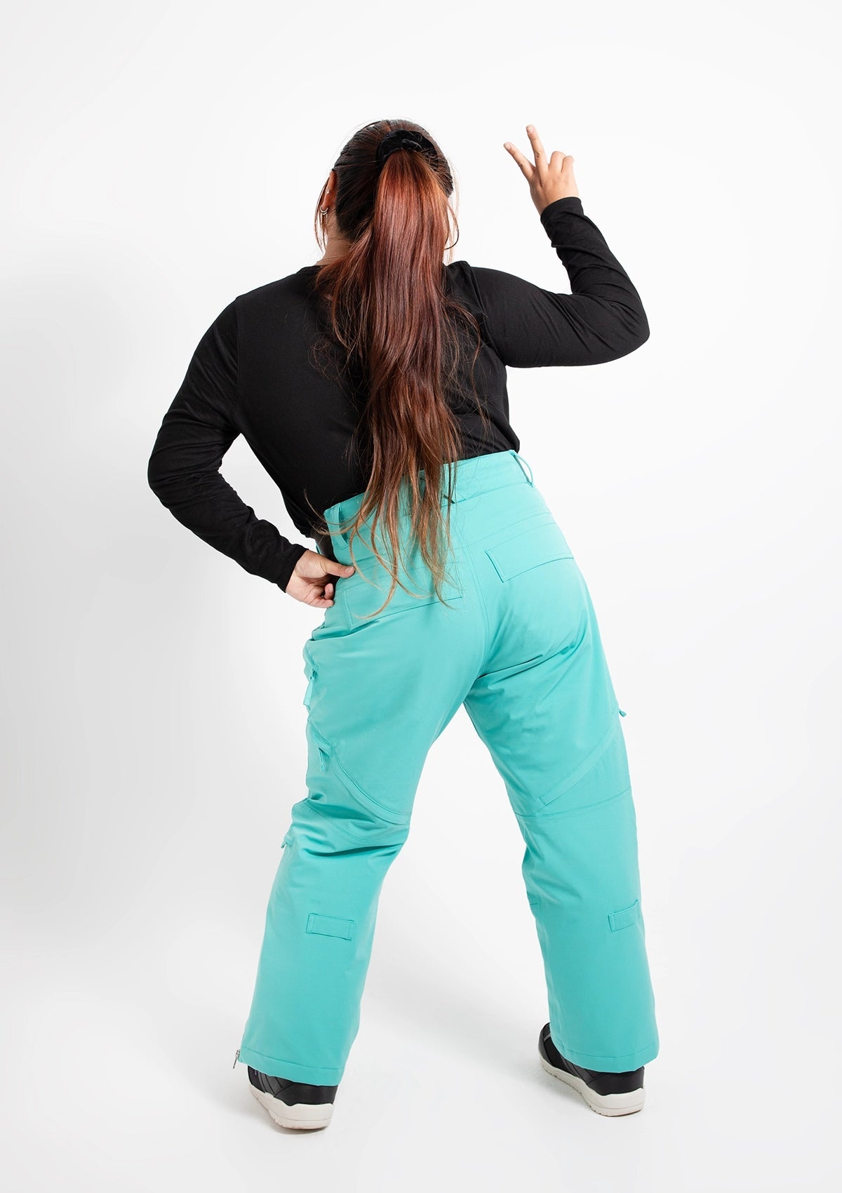 Aqua - Mila Snow Pant REGULAR - Nobody's Princess #colour_aqua